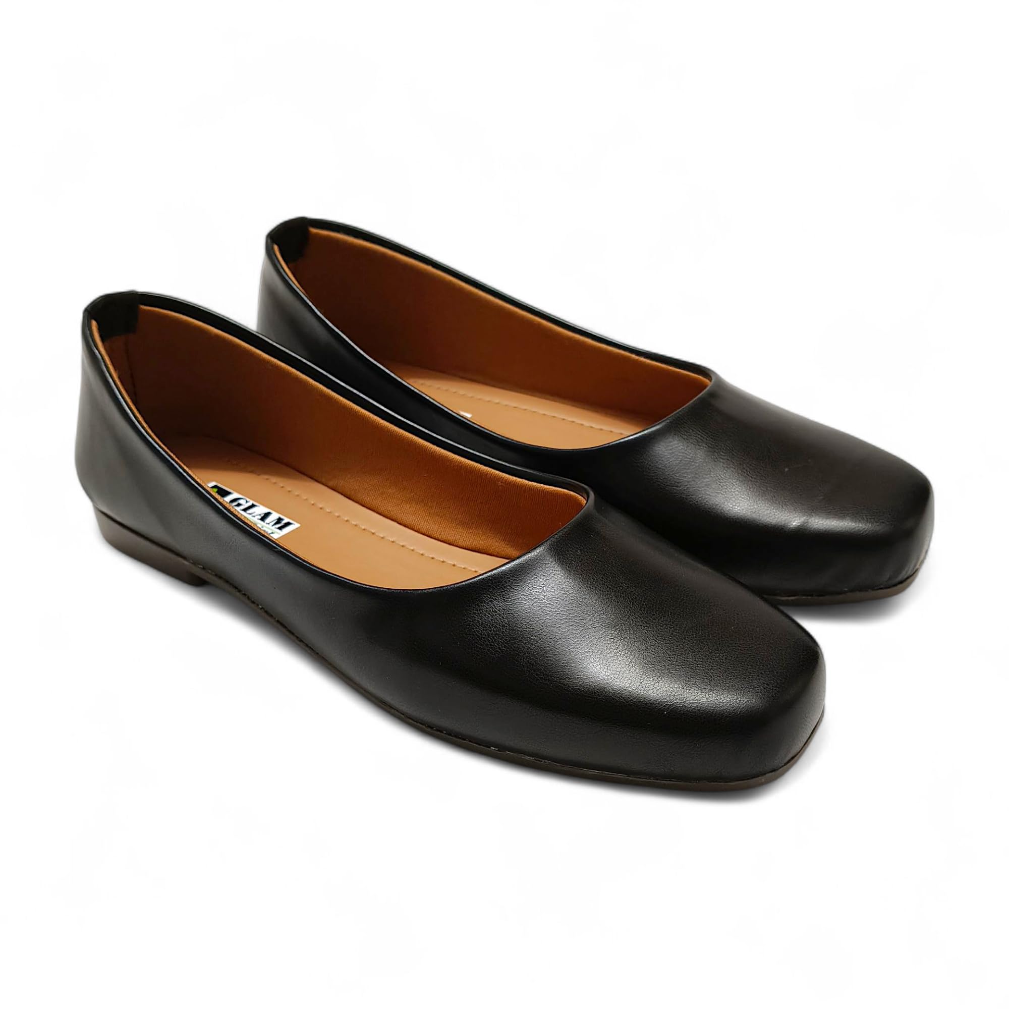 Women’s Comfortable Flat Shoes | Square Toe Design | Pull-On Ballet Flats for Everyday Wear-image-36