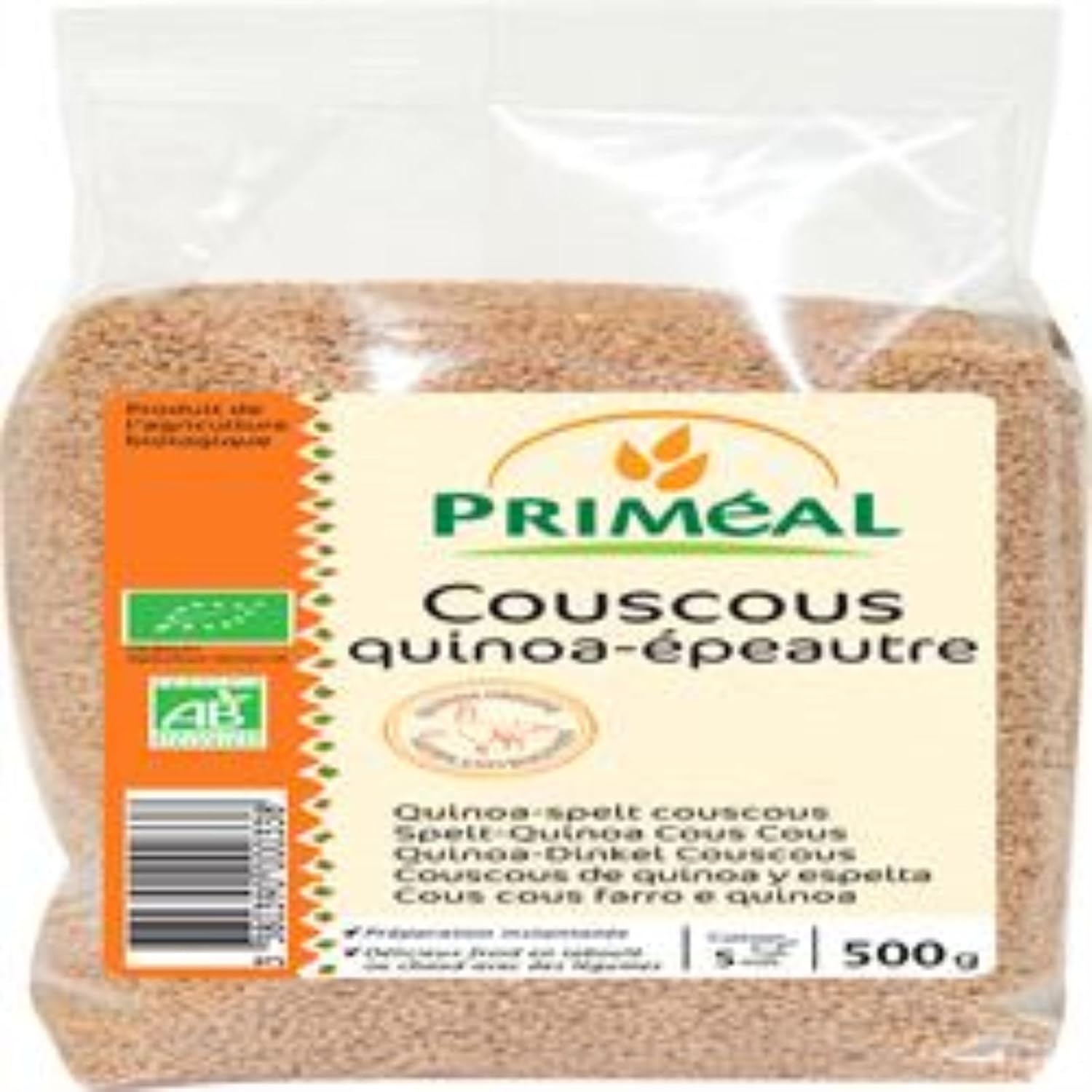 Priméal Couscous Quinoa Épeautre 500 g Amazon.fr Epicerie