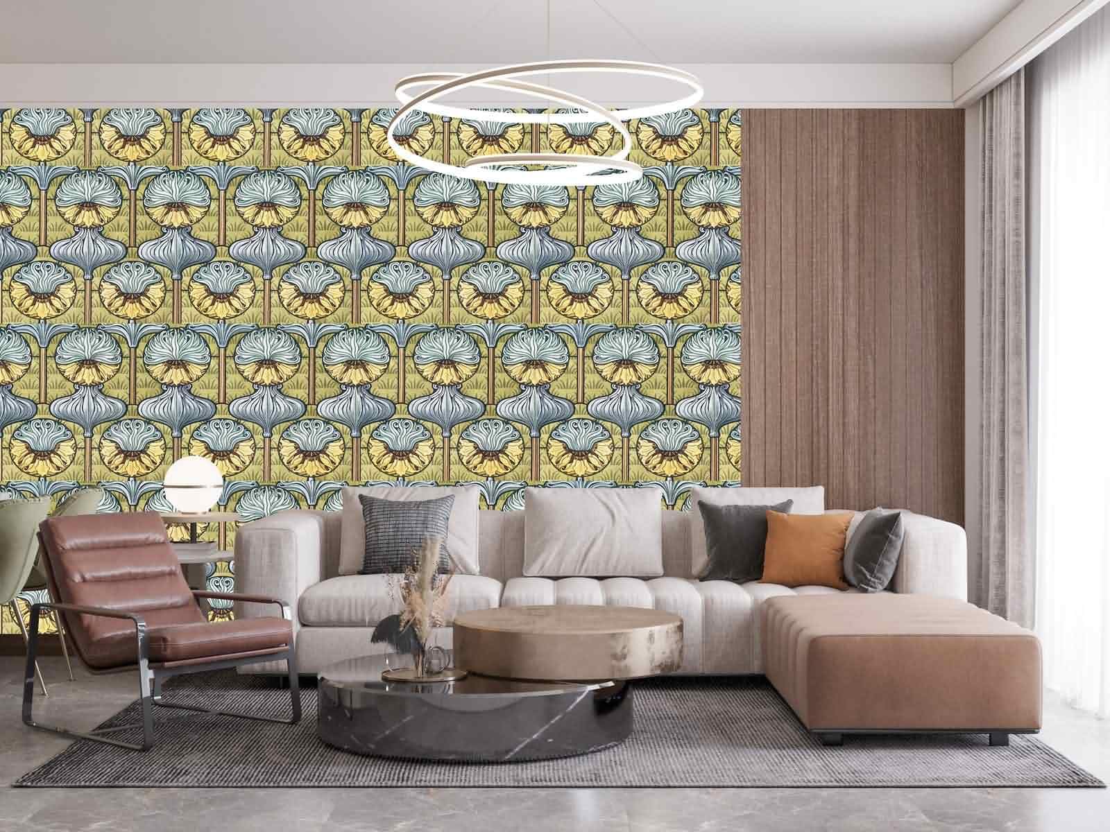 Korytarz do pokrycia ścian wytrzymały zestaw pasty naturalny retro