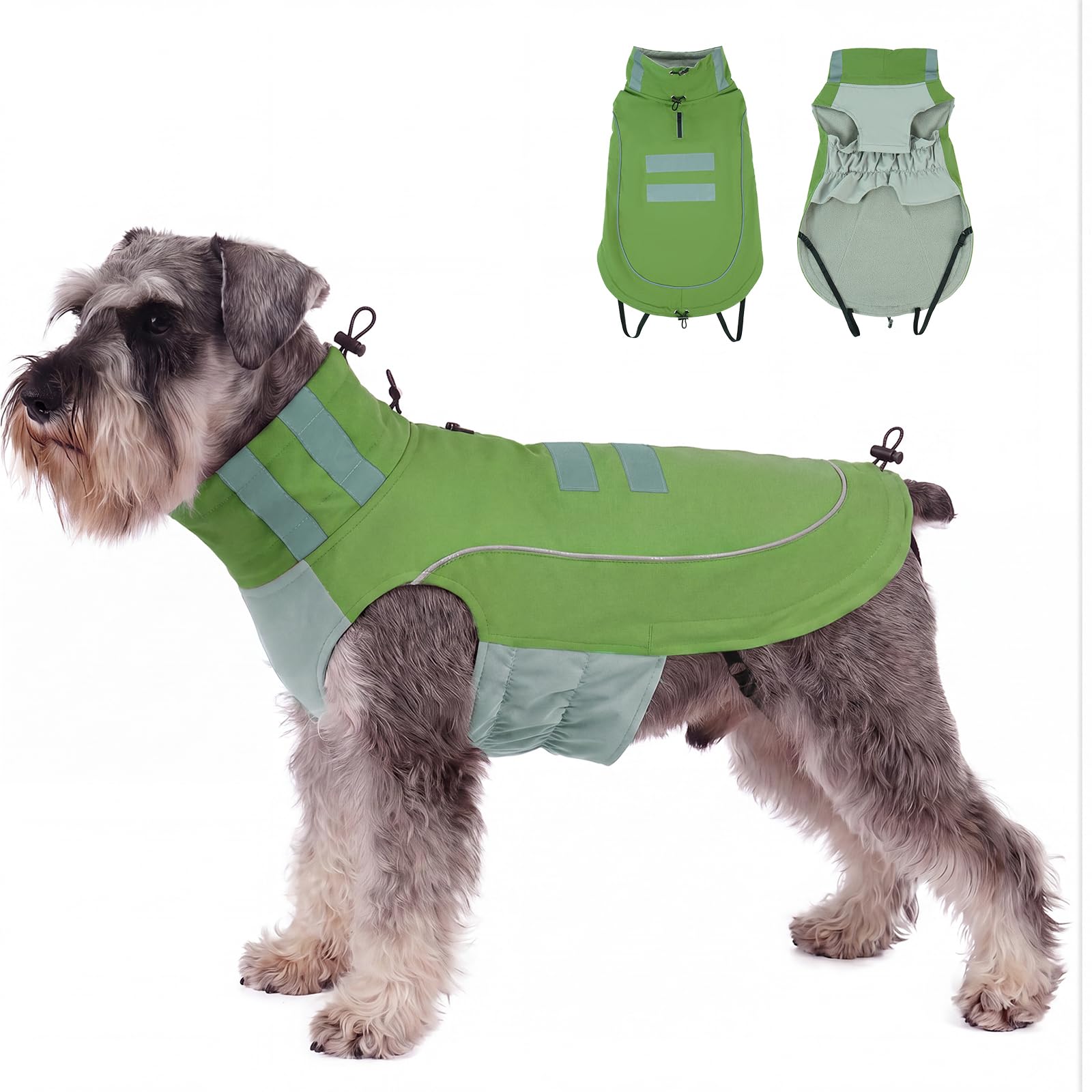 Waterproof Dog Jacket, Lightweight All-Weather Dog Coat