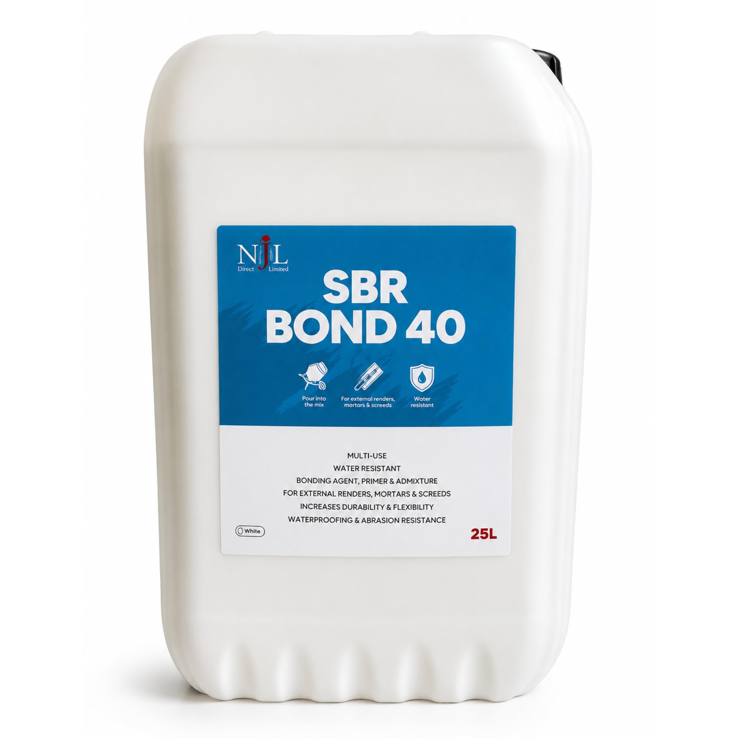 NJL Direct SBR Bonding Agent 25 Litre | SBR Bond 40 Primer & Admixture