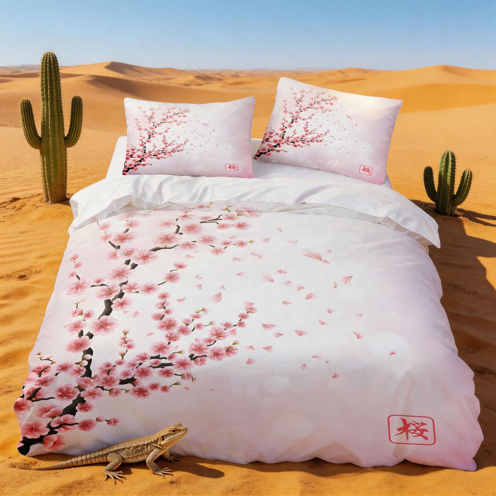 Set de housse couette microfibre doux 140x200 motif prune floral lit 1 personne