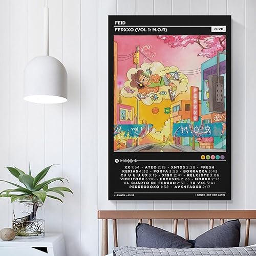 Miniatura 4 de DAXXIN Feid - Ferxxo - 1 póster de lienzo decorativo para pared, pintura artística para sala de estar, dormitorio, regalo, sin marco, estilo sin