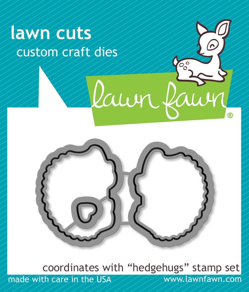 Lawn Fawn "Hedgehugs" Clear Stamp and Die Set