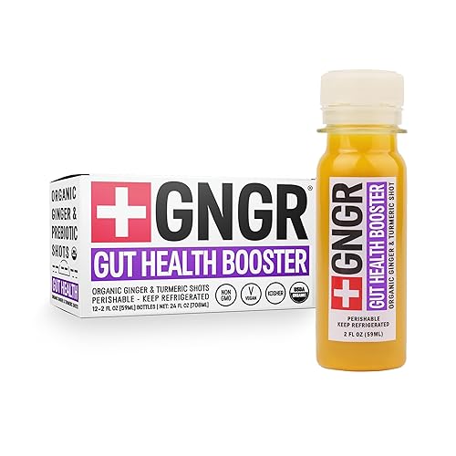 +GNGR Potenciador de salud intestinal, prebiótico y probiótico para mujeres y hombres, salud digestiva, apoyo inmunológico, inyección de jengibre