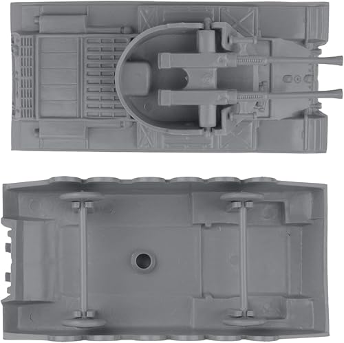 Miniatura 3 de BMC Classic Payton Tanques antiaéreos  4 unidades de plástico gris ejército hombres vehículos