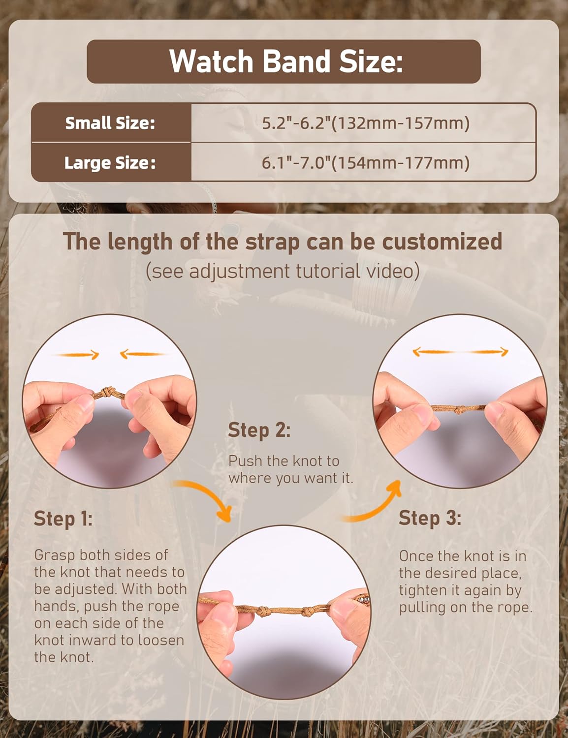 Replacement Band Compatible with Fitbit Versa 4/Sense 2/Fitbit Versa 3/Fitbit Sense Bands, Handmade Boho Braided Natural Colorful Stone Bracelet Women Men Multilayer Wrap Jewelry Strap Black S