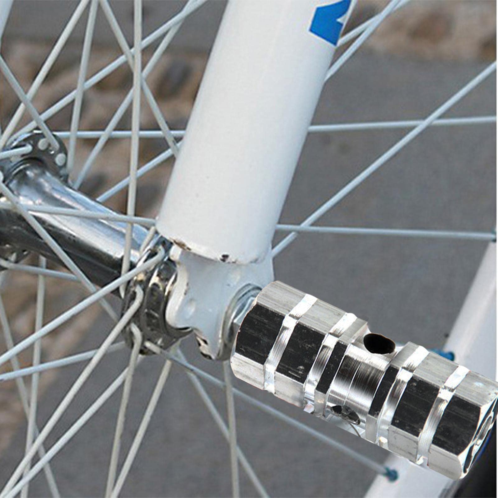2 Paires De Chevilles VTT En Alliage Aluminium - Cascade Arrière - Modèle ZE-012