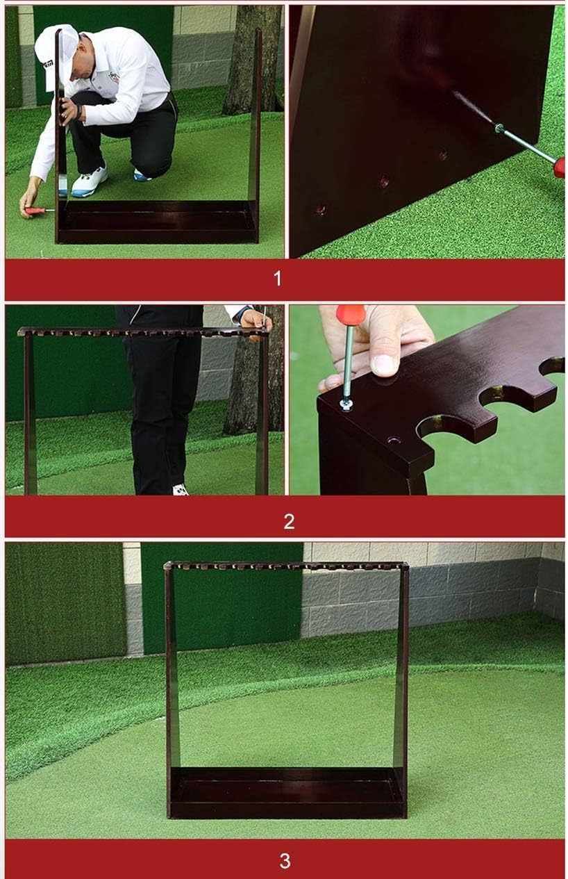 Golfschlägerhalter für den Innenbereich, 13 Holz-Putter-Präsentationsständer, Ausrüstungsständer für Zuhause, Garage
