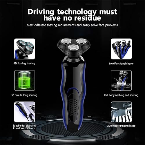 Miniatura 5 de Idoravan Maquinilla de afeitar eléctrica para hombre afeitadoras eléctricas para hombres afeitadoras eléctricas para hombres afeitadoras faciales