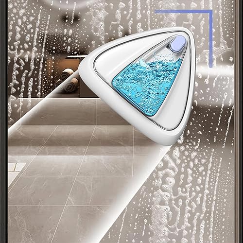 Brus - Limpiador de ventana de vidrio magnético de doble cara con relleno de agua, cepillo para ventana de doble acristalamiento, grosor de 0.5 a 1