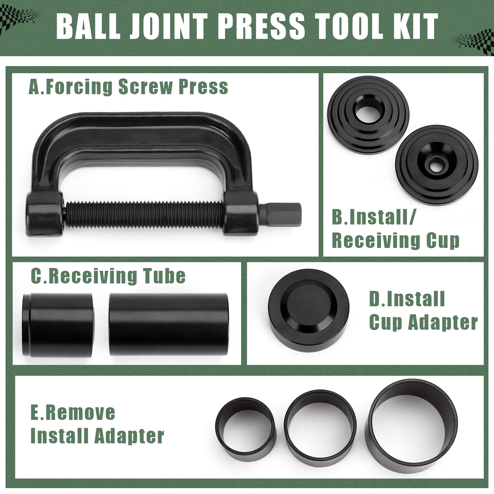 Buy glorider Ball Joint Press U Joint Removal Tool Universal Remove