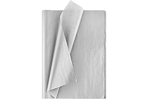 MIAHART Silver Tissue Paper Bulk for a Luminous and Sophisticated Touch
