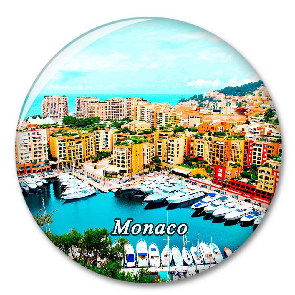 Kxrsm Bxtkpq-Monaco-3966 Monaco Fridge Magnet Decorative Magnet Bottle Opener Tourist City Travel Souvenir Collection Gift Strong Refrigerator Sticker