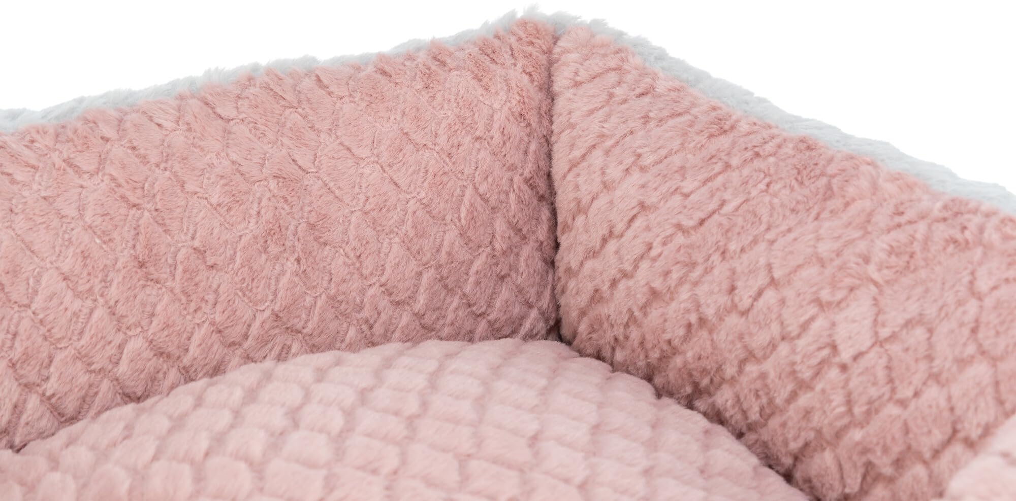 TRIXIE Panier pour Chien Kaline Mio – Gris/Rose Ancien – 65×50 cm