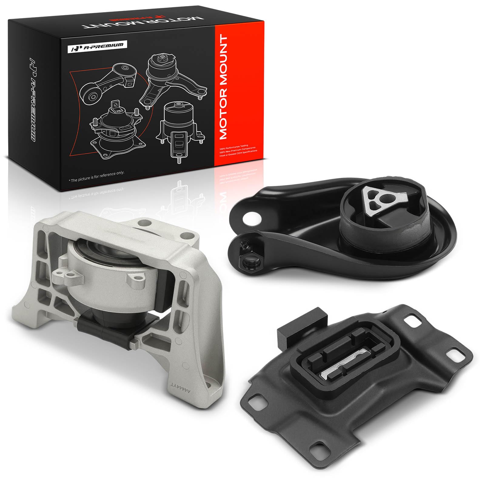 A-Premium Engine Motor Mount and Transmission Mount Kit Compatible