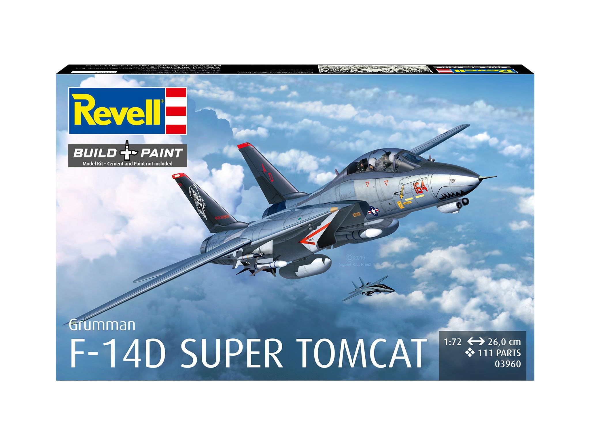 Amazon | ドイツレベル(Revell) 1/72 アメリカ空軍戦闘機 F-14D