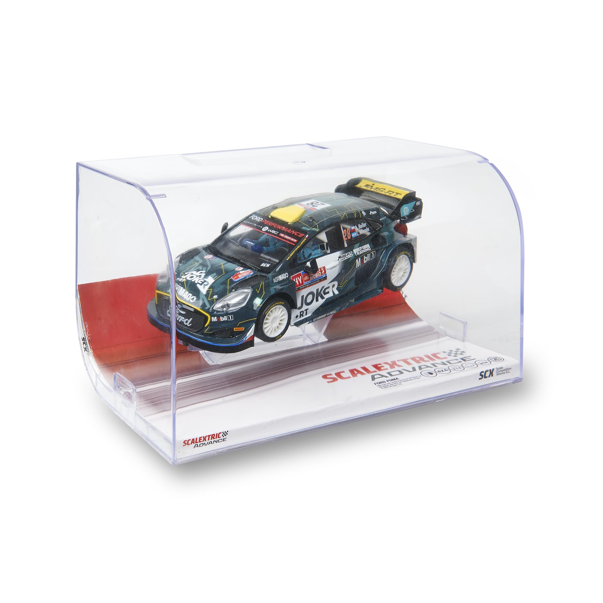 SCALEXTRIC - Coche de Carreras Advance - Coche Slot Escala 1:32 (Ford Puma WRC - Joker)