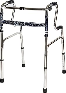 Carex Health Brands Sturdy Uplift Adjustable Adult Medical Walkers, Folds for Easy Storage &