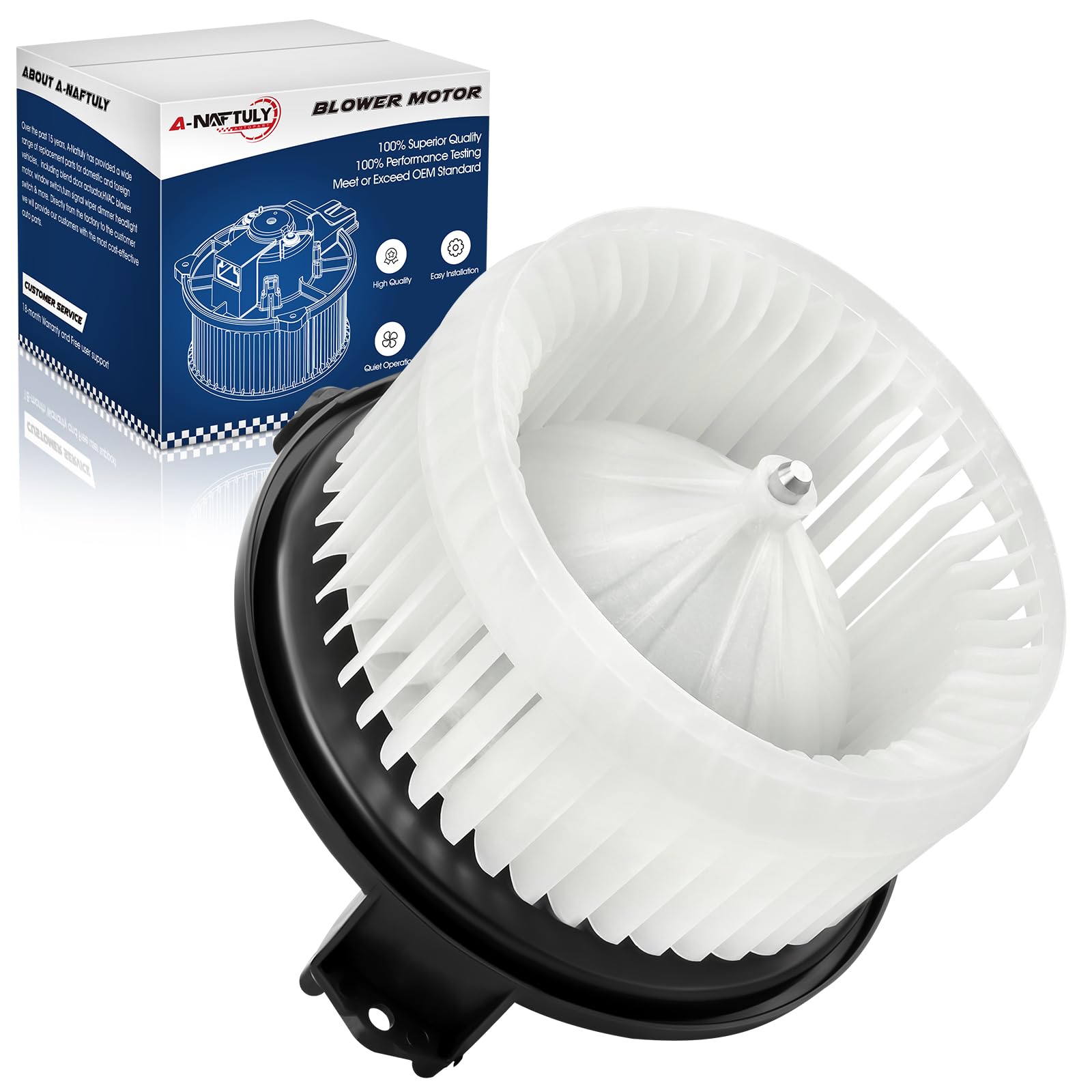 A-NAFTULY AC Blower Motor with Fan