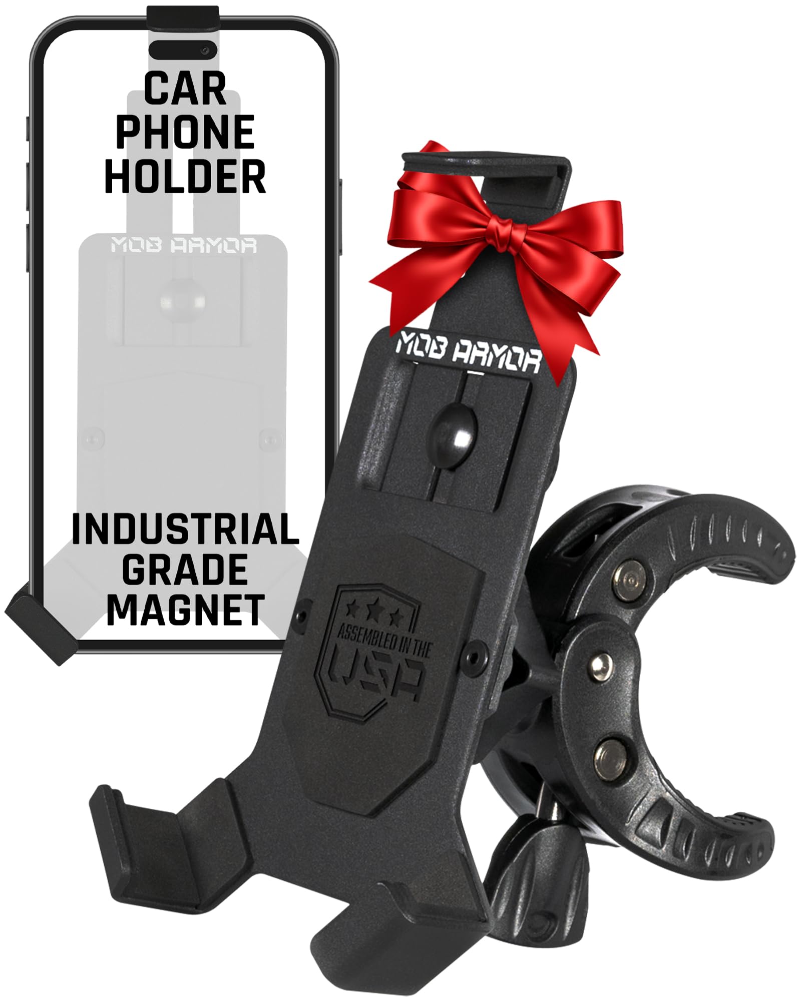Mob Mount Switch Claw Large Black 2.0 - Phone Cradle Motorcycle, Atv, Truck 227G Black
