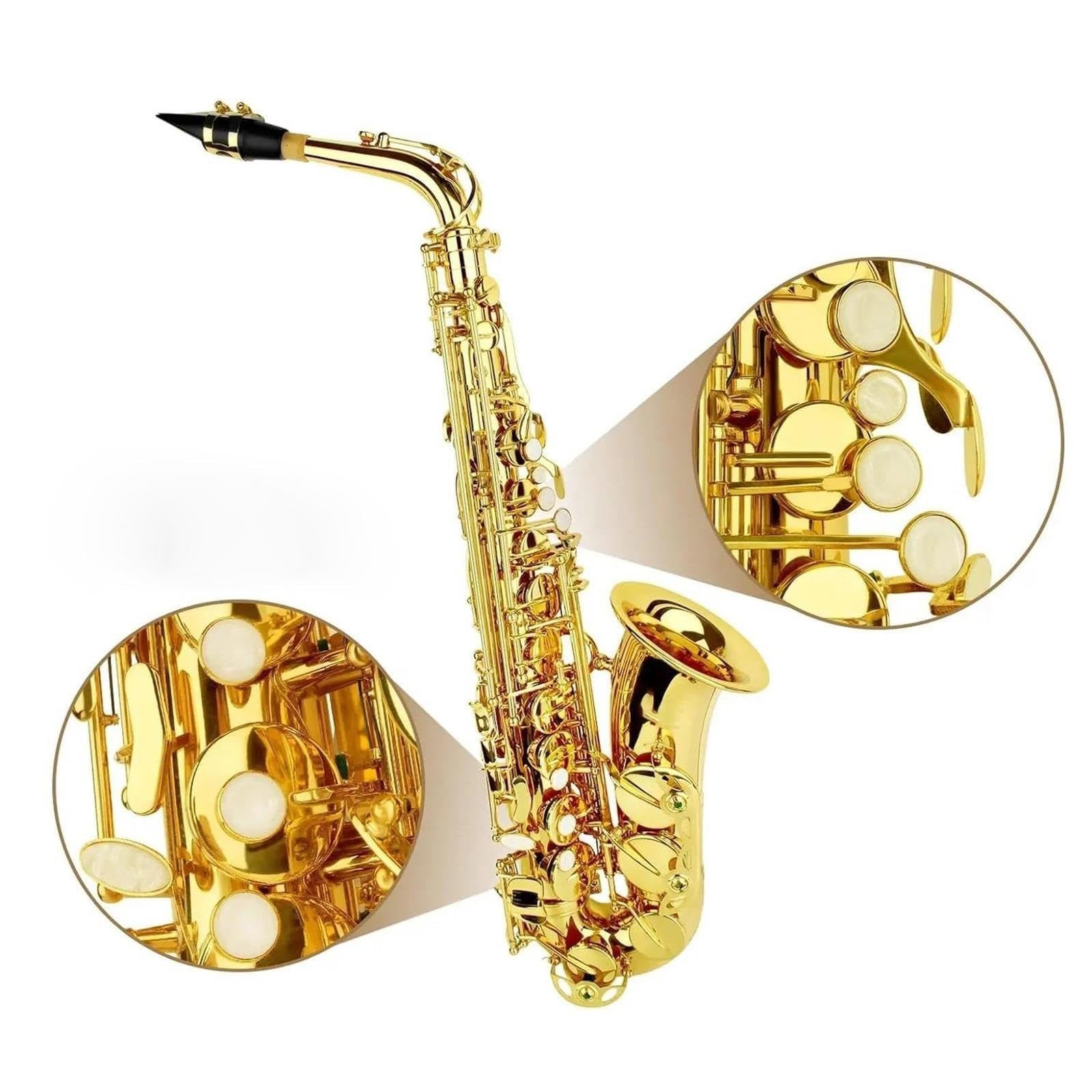 Saxofón Saxofón Alto Latón Mi Bemol Con Piezas