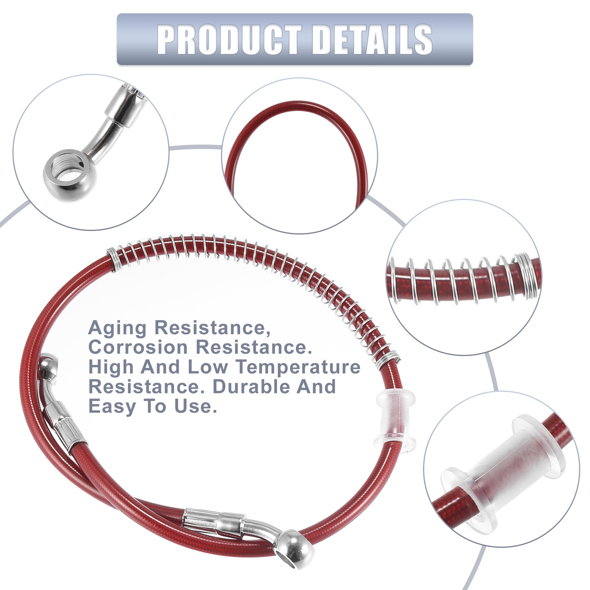 AN3 Motorcycle Motor Bike Hydrlic Brake Oil Hose... - Vicedeal