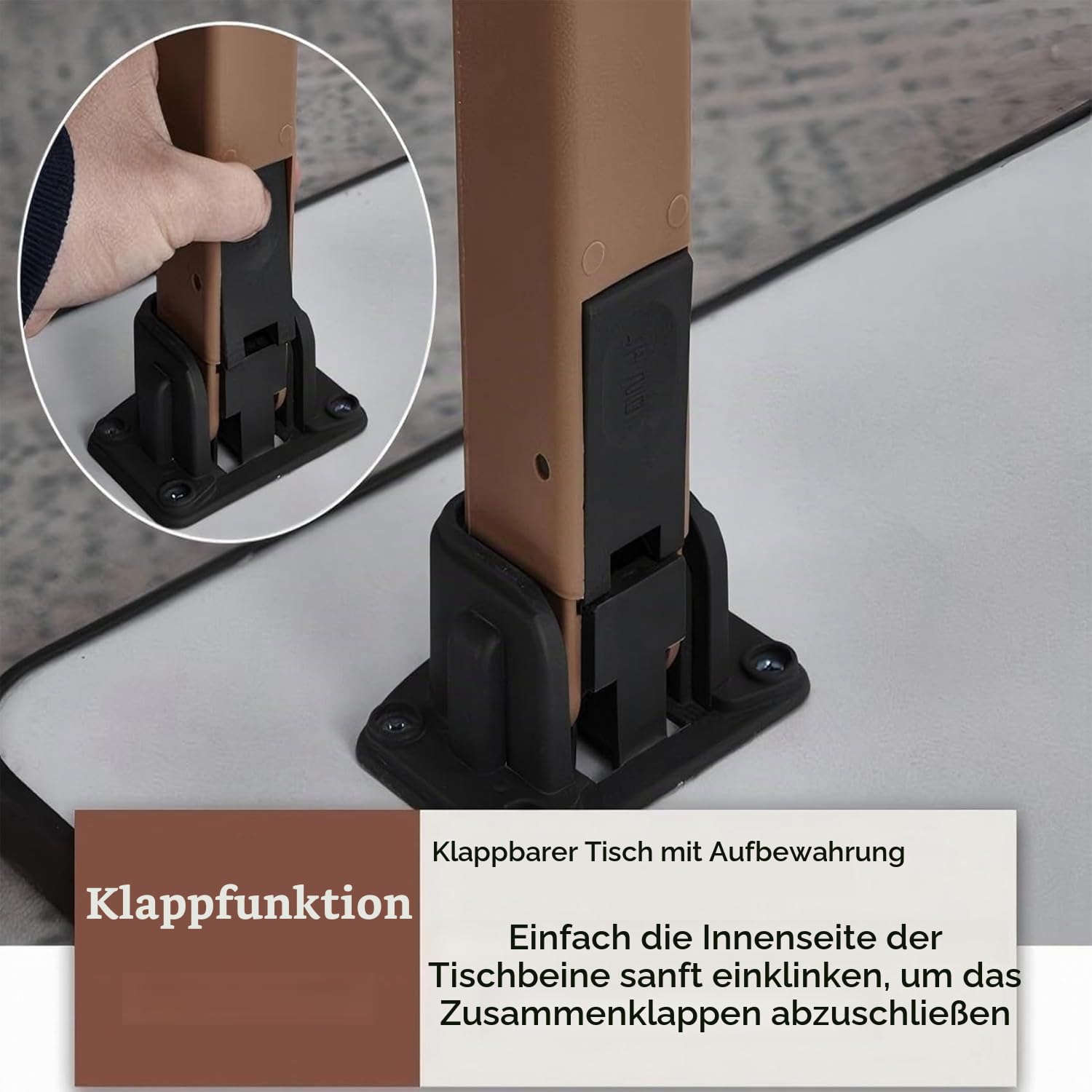 Multifunktionaler Klapptisch Japanischer Stil Niedriger Bodentisch Beistelltisch Esstisch Klappbar Teetisch Tatami Sitzhöhe Platzsparend Für Wohnzimmer Studi(Square,80x80cm(32"x32"))
