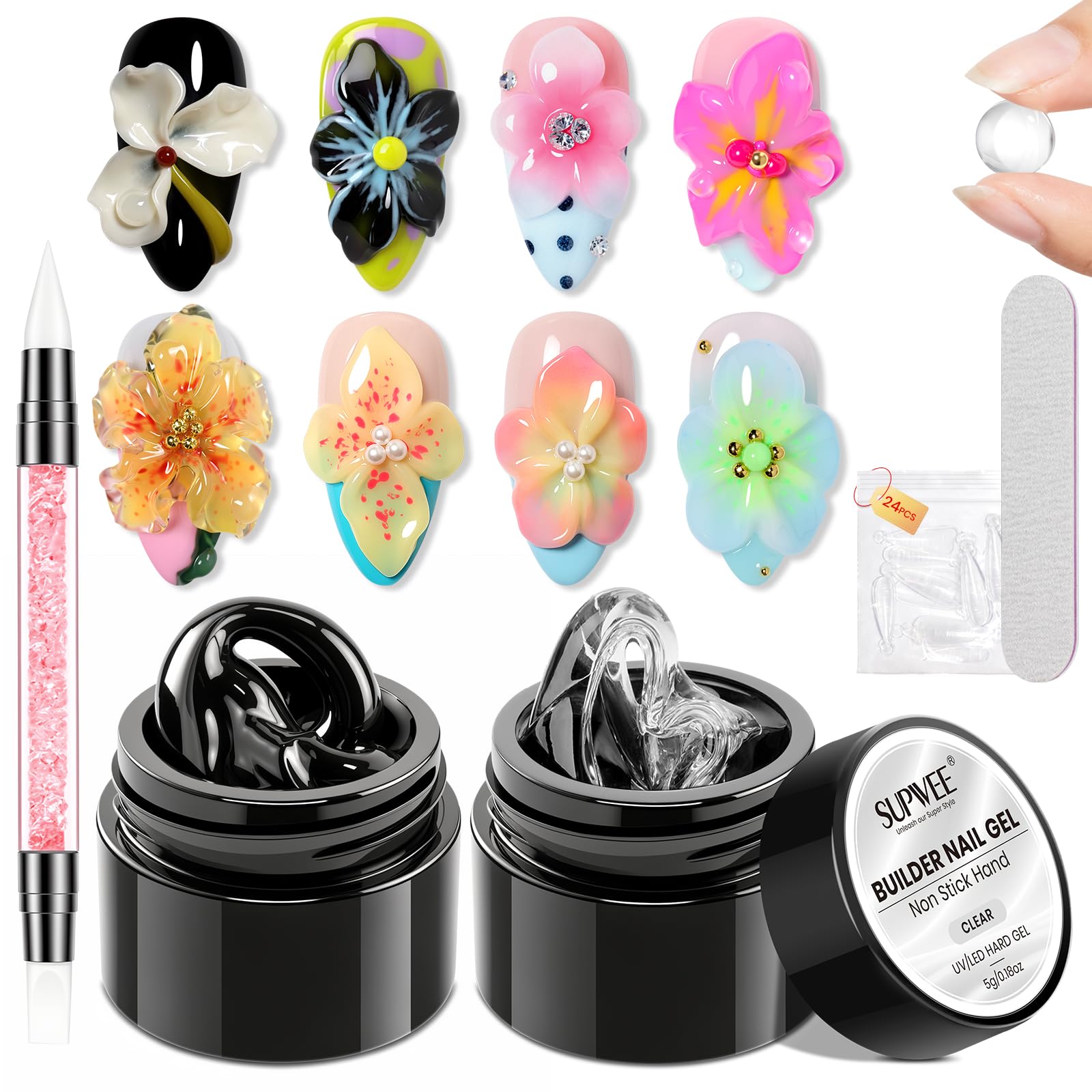 3D Nail Sculpting Gel - Easy Nail Art -17