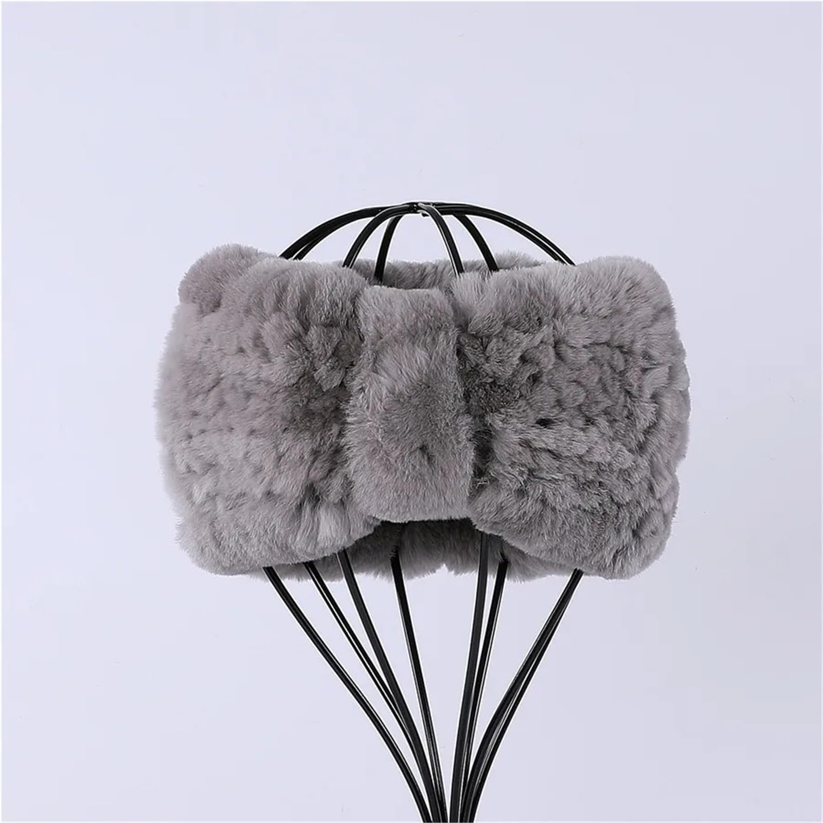 Stirnband 2 Stück Damen Winter gestricktes elastisches Stirnband Haarband Haarschmuck Winter Stirnband(Khaki)