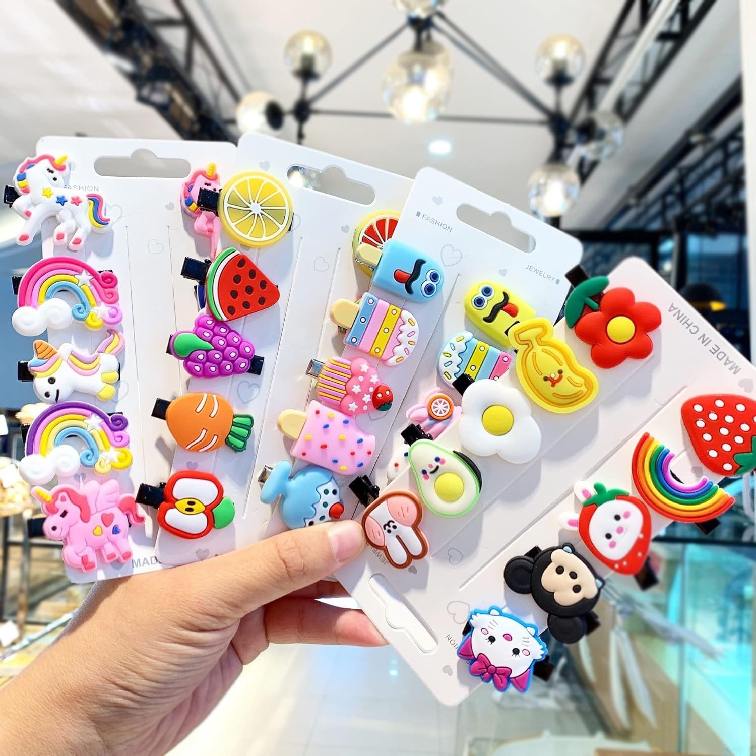 XORDUX Fancy Mini Emoji Cartoon Hair Clips Set for Baby kids, Girls and Women Cute Smiley Design Hairpin Accessories with Multi Design Animal Hair Clip (Multi Colour Pack of 20 Assorted) (B0D89NDG7P) Amazon Price History, Amazon Price Tracker