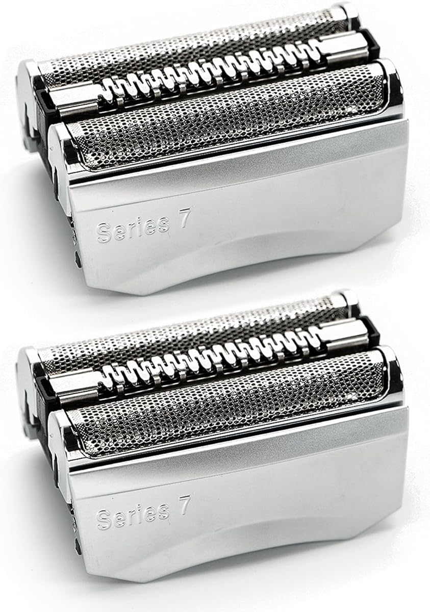 Series 7 70S Replacement Shaver Heads Compatible with Braun Series 7 Electric Razors, 70S Blades for Braun s7 Replacement Foil and Cutter 720cc, 730cc, 735s, 750cc, 760cc, 790cc