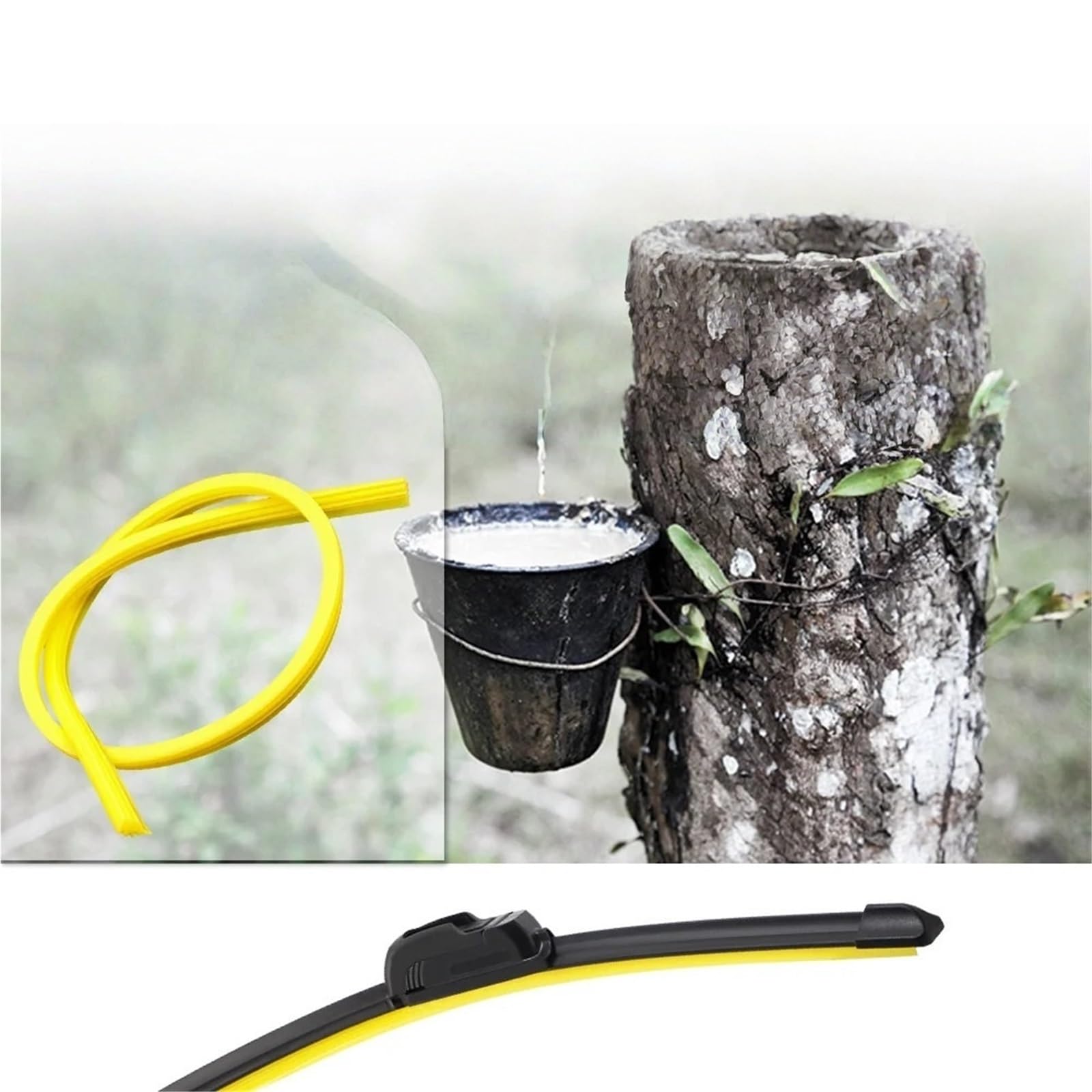zestawy wycieraczek Pióro Wycieraczki Samochodowej Bezramowe, Bez Kości, Z Żelem Krzemionkowym, Silikonowe Do Przedniej Szyby(Left Wheel 1pcs 28 inch 700mm)