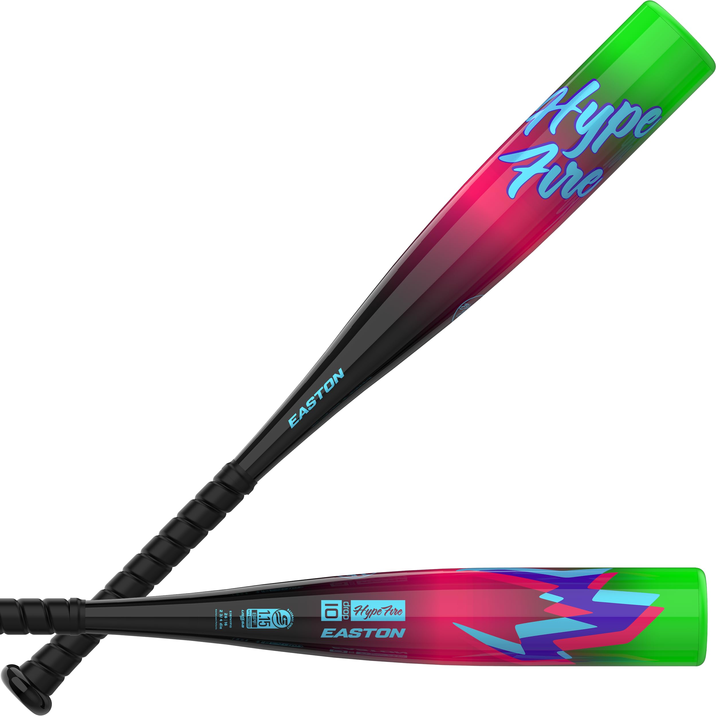 Easton Hype Fire Junior Big Barrel Baseball Bat | USSSA | -10