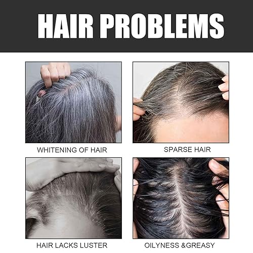 Miniatura 6 de Jabón de barra inversa para cabello gris, barra de champú invertido gris melena para mujeres y hombres, mejora el crecimiento y el grosor del