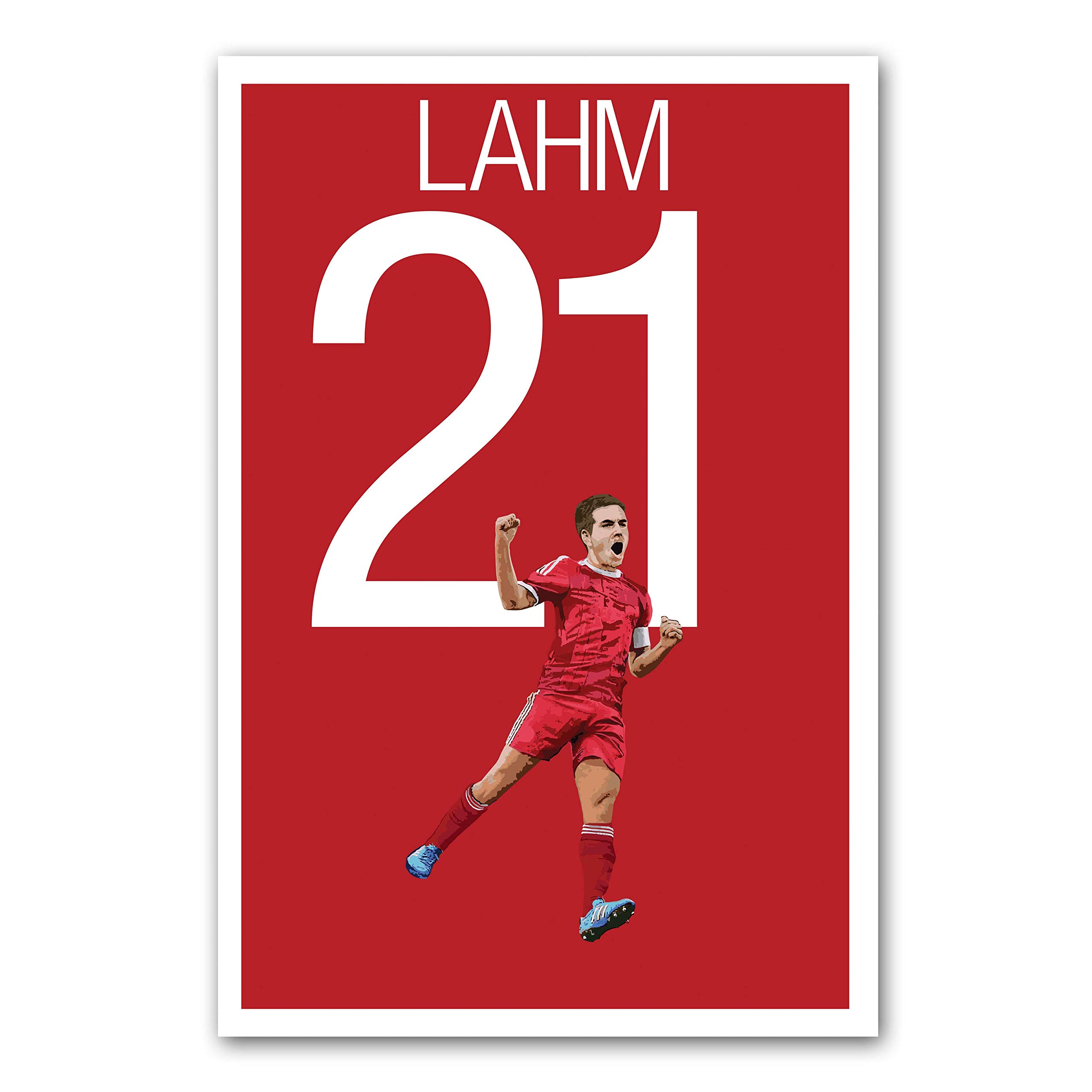 Graphics 17 Bayern Munich Philipp Lahm Art Poster - Bayern Munich Artwork