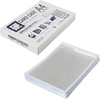 Amazon.co.jp: プラス カードケース ハードタイプ A4 PC-204C-20P 34