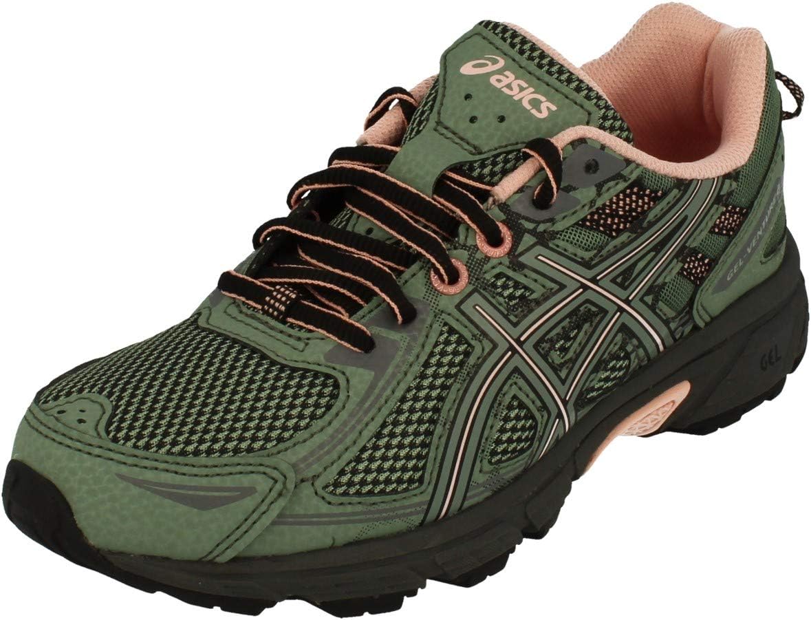 ASICS Women's Gel-Venture 6 Running Shoes, 5.5M, Slate Grey/Frosted Rose