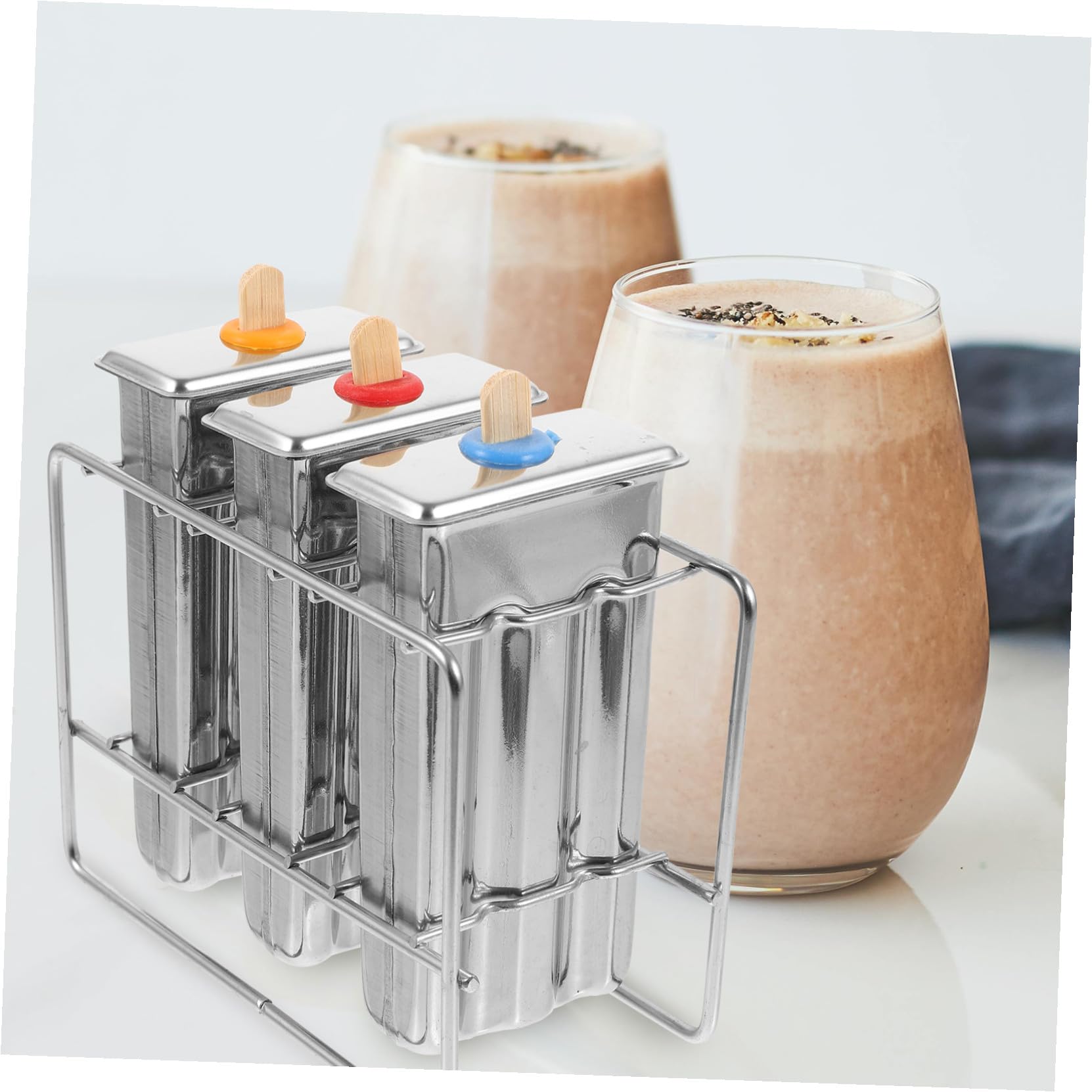 Gadpiparty Stampo Uniche Acciaio Fai e Inox da Te per Ghiaccioli in Resistente Facile da Sformare Creazioni in Cucina e Divertimento DIY