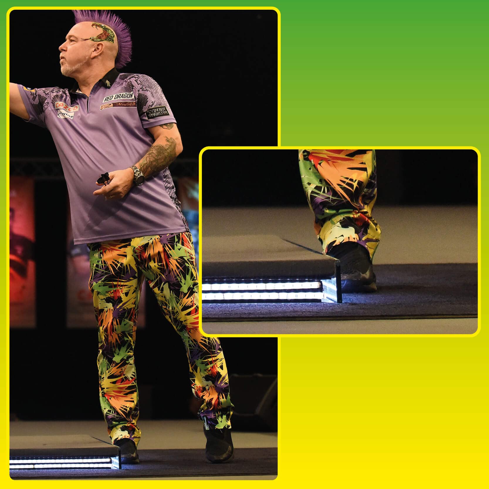 Red Dragon Darts Dartboard Mat for Perfect oche Measurements