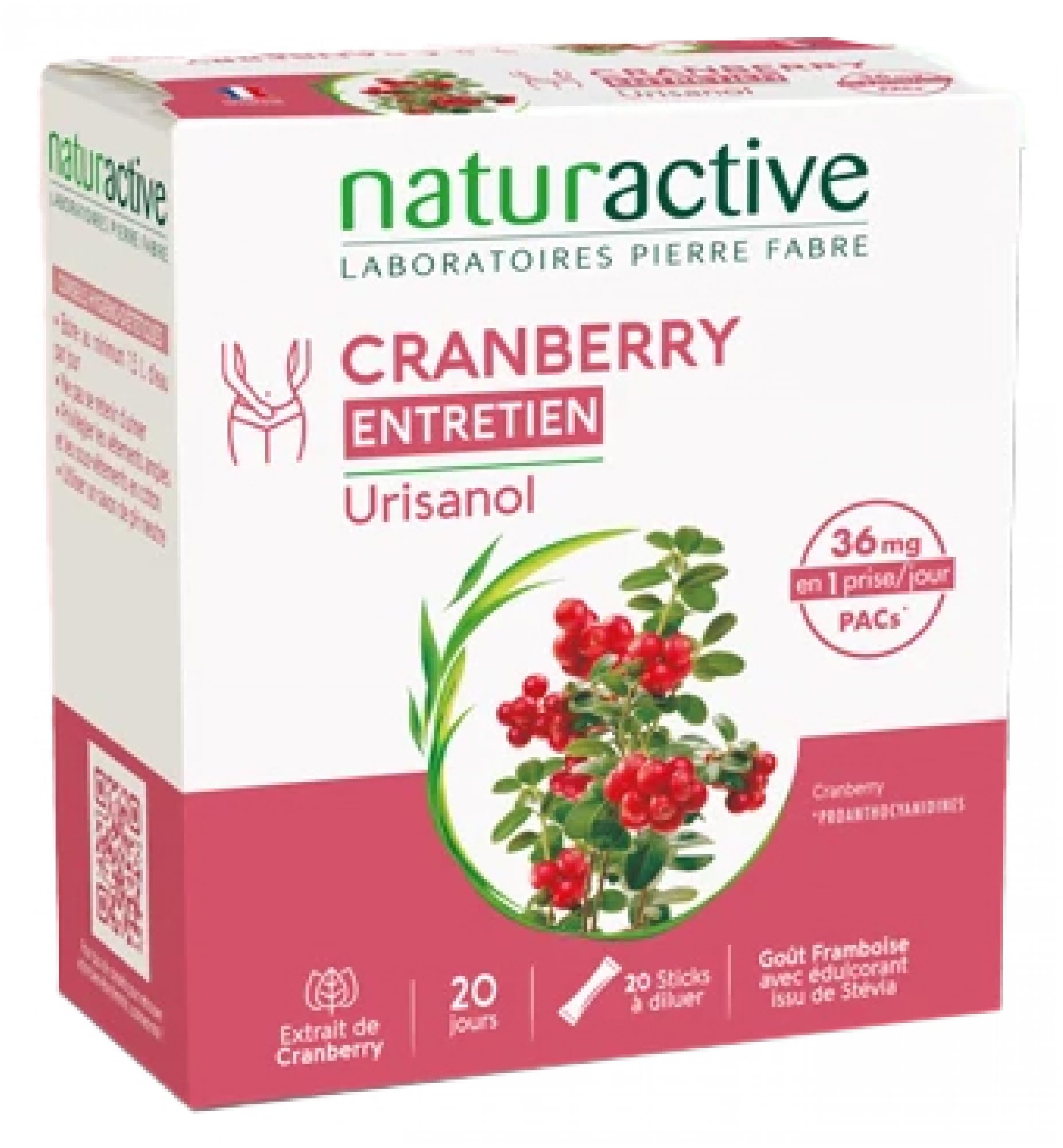Naturactive Urisanol Cranberry Care 20 Sticks