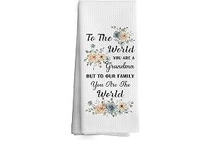 Grandma Gifts Kitchen Towels, Decorative Absorbent Hand Tea Towels Decor