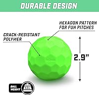 Vista 4 de GoSports LotBall - Pelotas de béisbol de plástico, paquete de 6