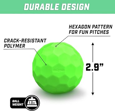 GoSports LotBall Plastic Baseballs - 6 Pack