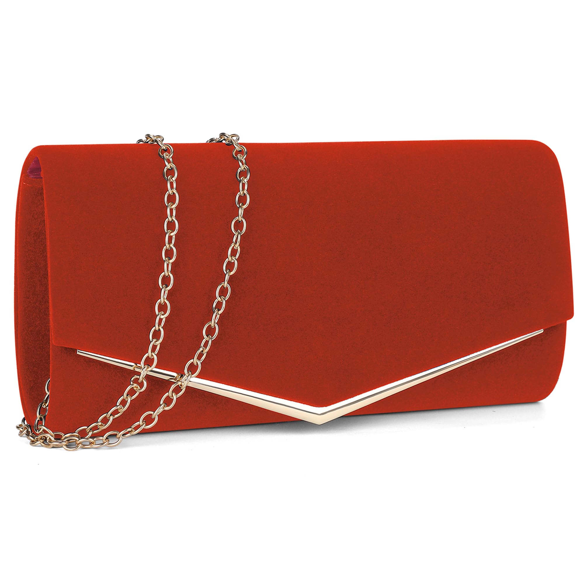 Clutch Bag Colette Wristlet Wristlet Clutch Dark Red Suede Clutch