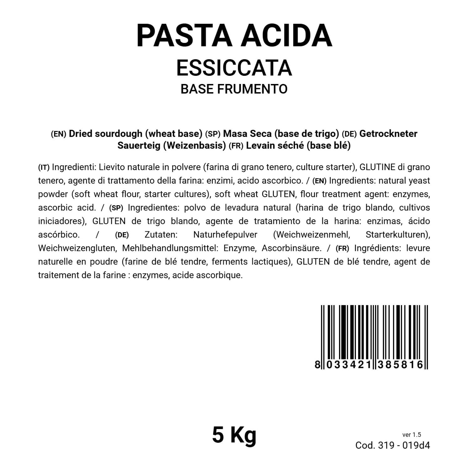 BONGIOVANNI Bontà Naturali Levain Séché (Base Blé) 5 kg