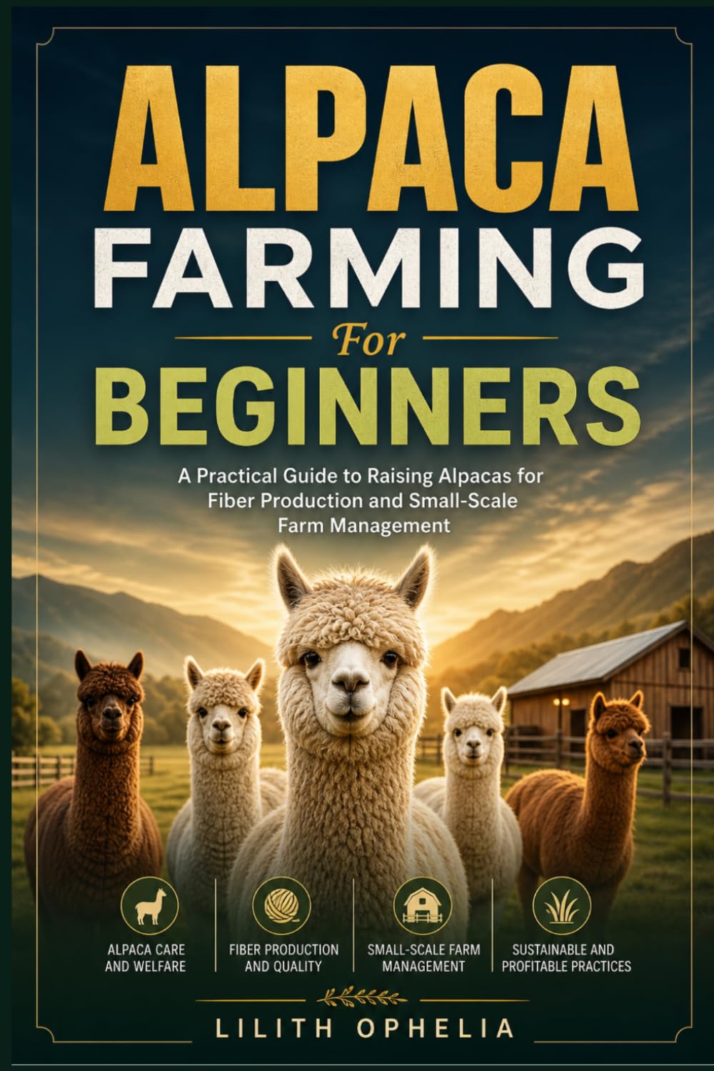 Alpaca Farming For Beginners: A Practical Guide to Raising Alpacas for Fiber Production and Small-Scale Farm Management