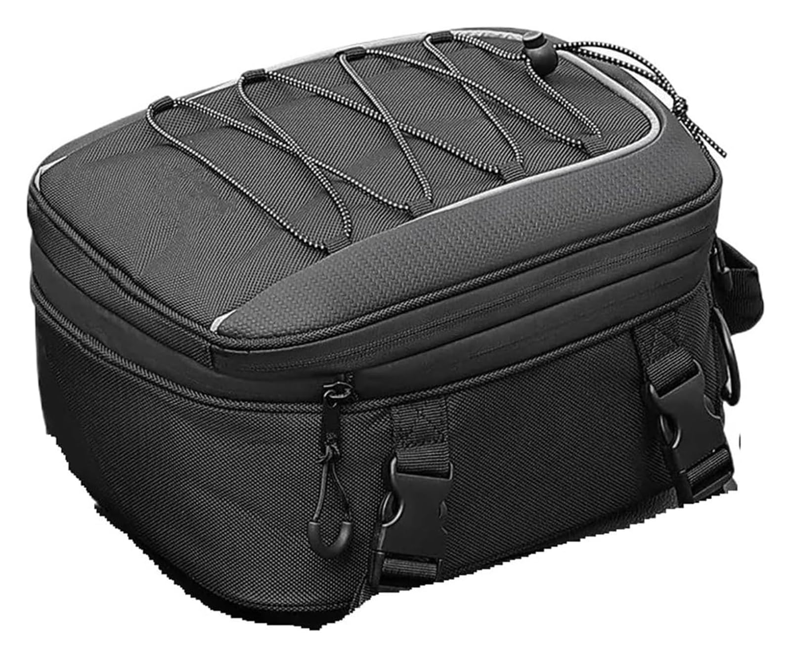 Per Moto Borsa Porta Attrezzi Per Moto Espandibile 7-12 Litri Universale Sedile Posteriore Con Tracolla Copertura Antipioggia Borse Laterali Borsa Laterale
