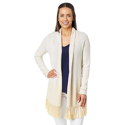Lilly Pulitzer Tatum Long Fringe Hem Cardigan Women