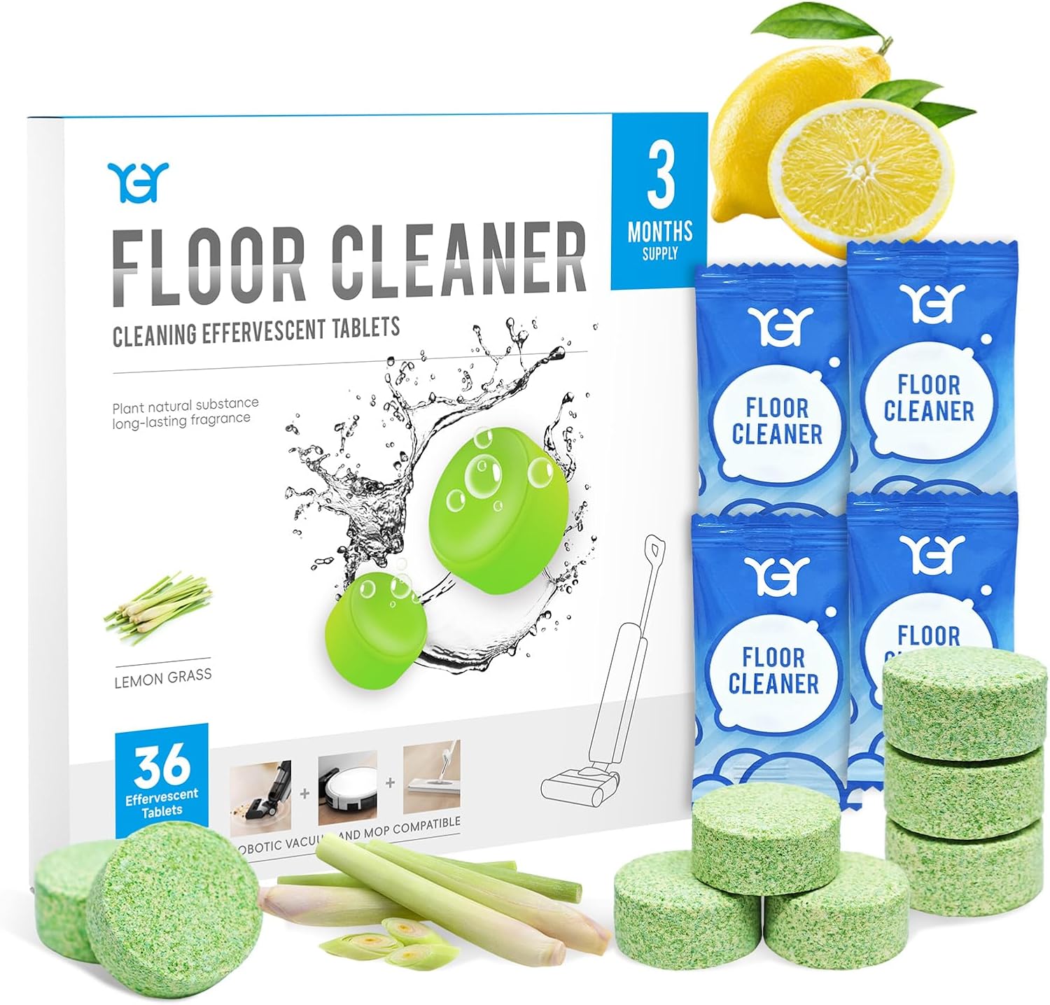 YGY Floor Cleaning Tablets,Compitable...